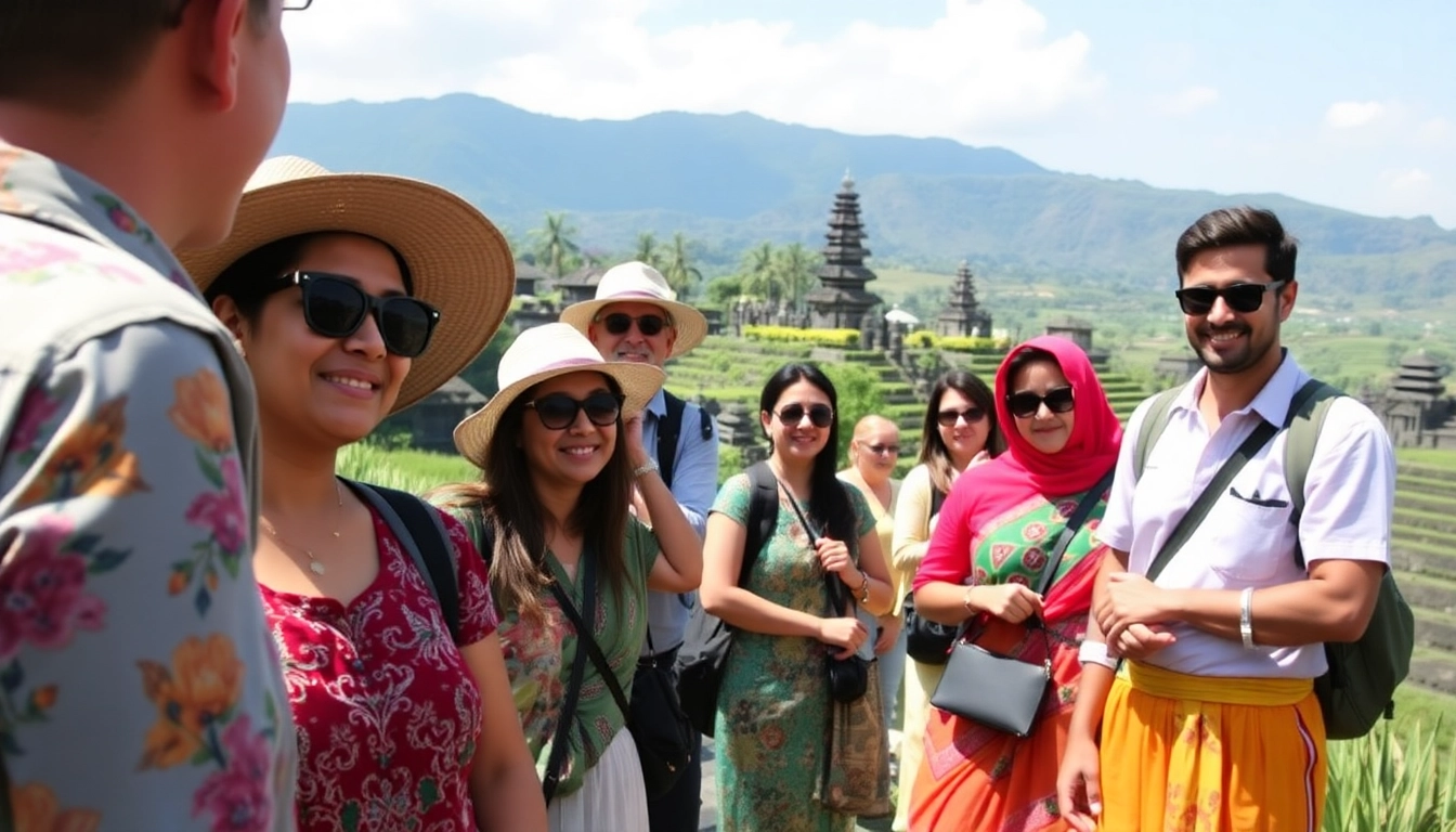 Join an exciting Indonesian tour exploring Bali's stunning scenery and rich culture with vibrant traditional costumes.