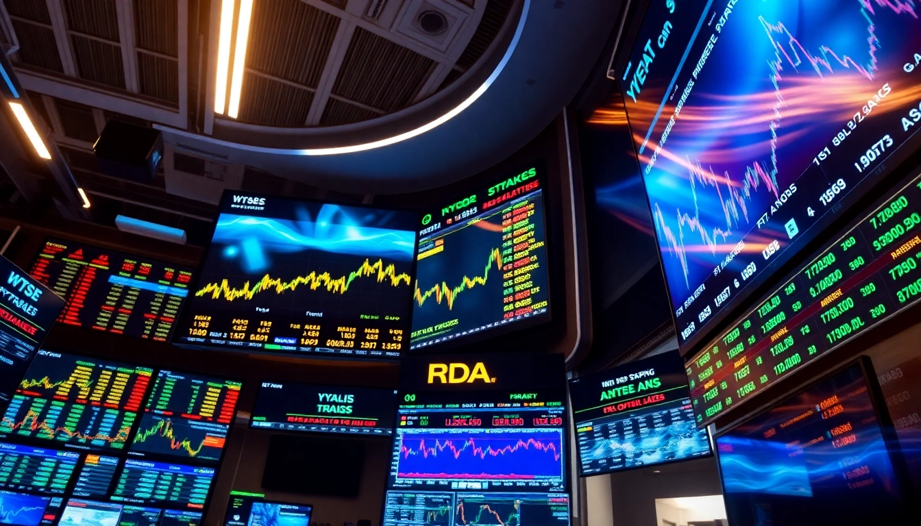 Up-to-date stocks and shares news dashboard highlighting market trends and financial data for