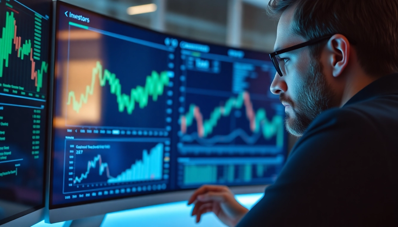 Comprehensive Cryptocurrency Investment Guide showing investors analyzing digital assets and